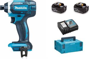 Makita DTD152RTJ 18V Li-Ion accu slagschroevendraaier set (2x 5.0Ah accu) in Mbox